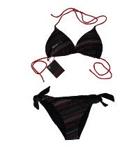 Ducati Corse Bikini, schwarz/rot/weiß, Größe S