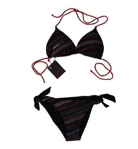 Ducati Corse Bikini, schwarz/rot/weiß, Größe XL