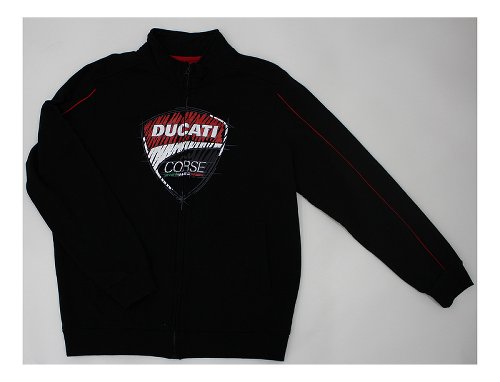 Ducati Sweatshirt XL SKETCH schwarz-rot