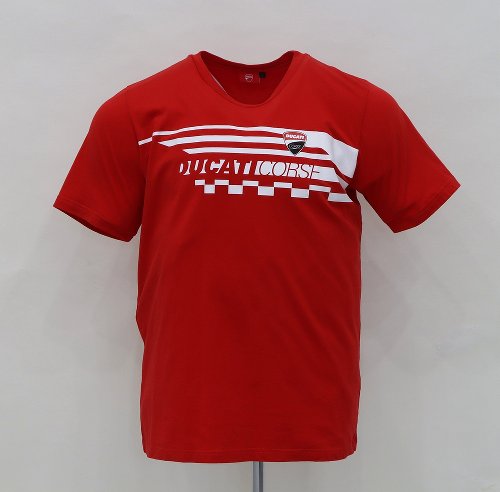 Ducati T-shirt, red/white, size: L NML
