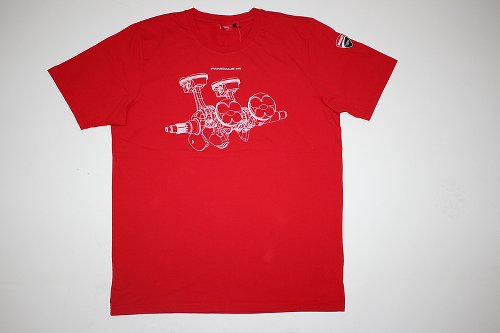 Ducati T-shirt, V4 Panigale, men, red, size: M NML