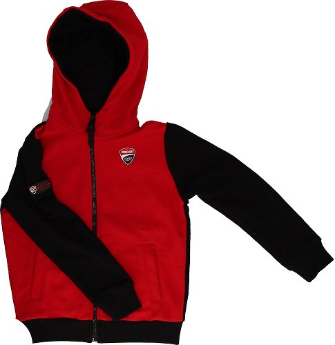 Ducati Corse Track Kinder Sweatshirt rot/schwarz 4