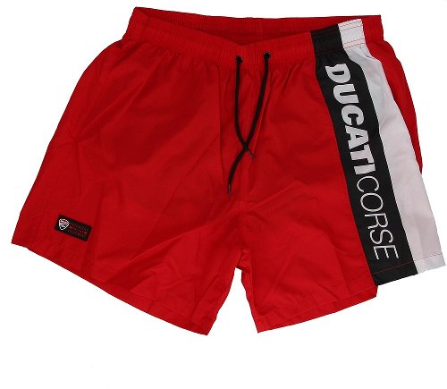 Ducati Corse Badehose rot/schwarz/weiß M