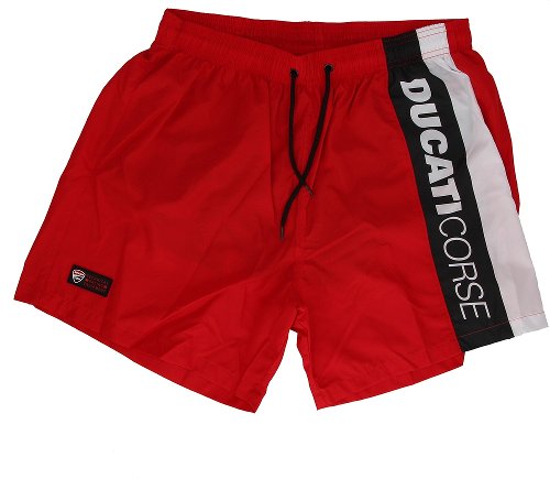Ducati Corse Badehose rot/schwarz/weiß L