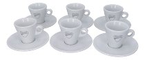 Ducati Essential Coffee cup set white (6 pieces)