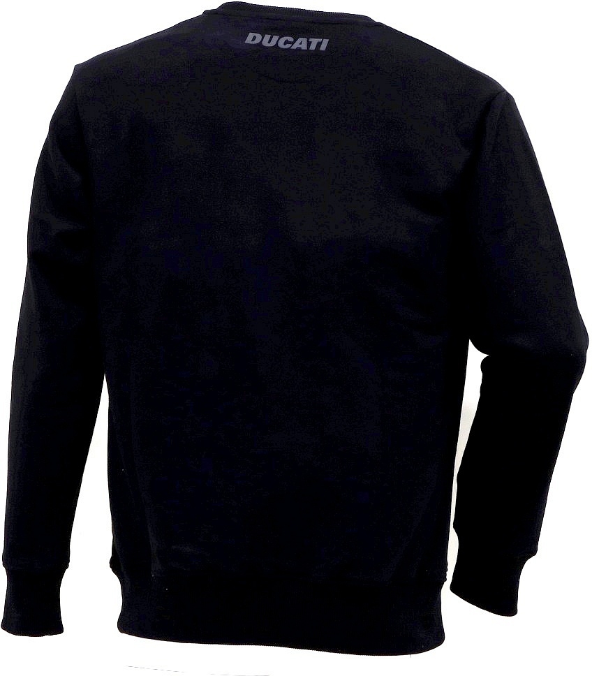 Ducati Logo Sudadera negra M Piezas de recambio para Moto Guzzi