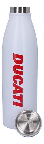 Ducati Thermoflasche Rider, weiß/rot NML