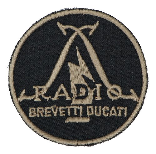 Ducati Aufnäher Radio Brevetti, 57mm