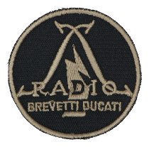Ducati Aufnäher Radio Brevetti, 57mm