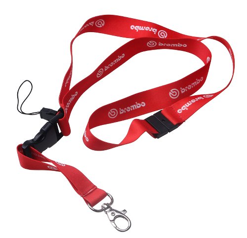 Brembo lanyard red, 15 mm