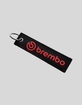 Brembo Schlüsselanhänger schwarz,13,5x2,1 cm