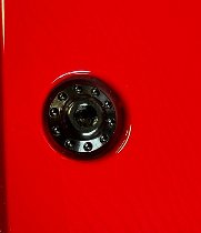Carbonworld screw set, titanium, M5x12, black suitable for