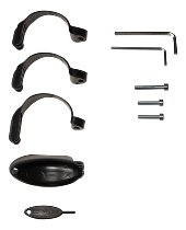 Helite SDU Gabelsensor Paket für e-Turtle Westen, schwarz