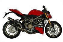 QD Exhaust scarico ´Magnum´ in carbonio, Euro3 - Ducati 848,
