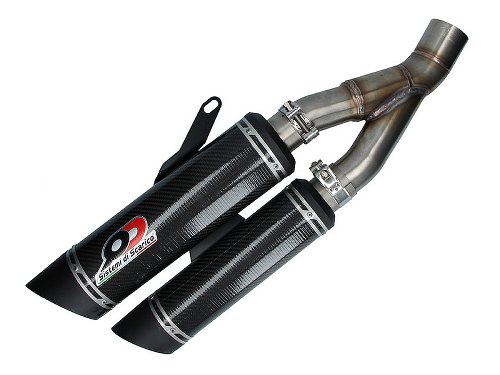 QD Silencer ´magnum´ series, carbon, Euro 3 with EG-ABE -