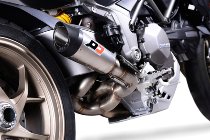 QD Silencer ´gunshot 60´ series racing, titanium - Ducati