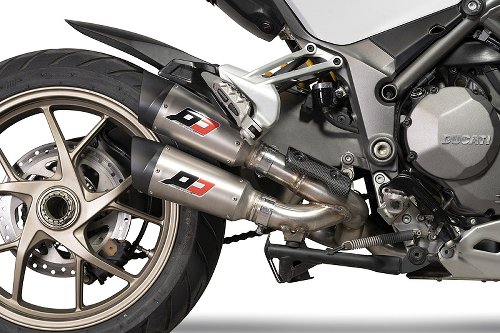 QD Exhaust semi full system `gunshot` series titanium, euro