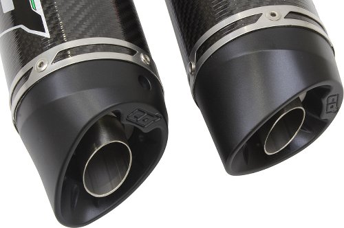 QD Silencer slip-on `magnum` series carbon, stainless-steel,
