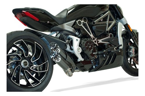 NML QD Auspuffkomplettanlage 2 in 2 ´Slash-Carbon´ Serie