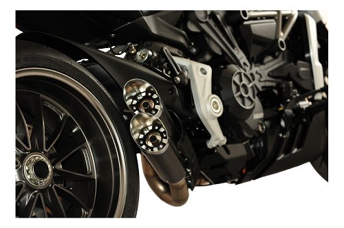 NML QD Auspuffkomplettanlage 2 in 2 ´Slash-Carbon´ Serie