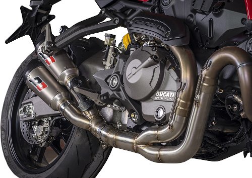 QD Exhaust coppia terminali di scarico Twin ´Gunshot´ Serie,