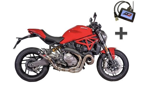 QD Silencer `Gunshot´ Serie + QD ECU Tuning - Ducati