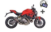 QD Auspuff `Gunshot´ Serie + QD ECU Tuning - Ducati