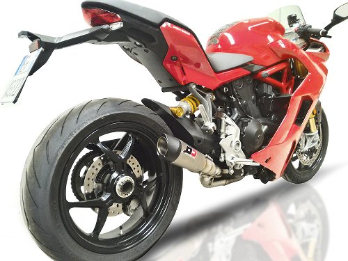 QD Silencer 2-1 ´gunshot´ series, titanium, racing - Ducati