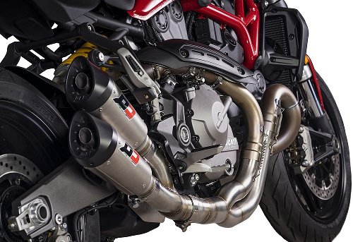 QD Silencer `Twin Gunshot´ Serie + QD ECU Tuning - Ducati