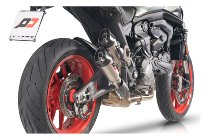 QD exhaust `twin gunshot´ series, titanium, euro 5 with