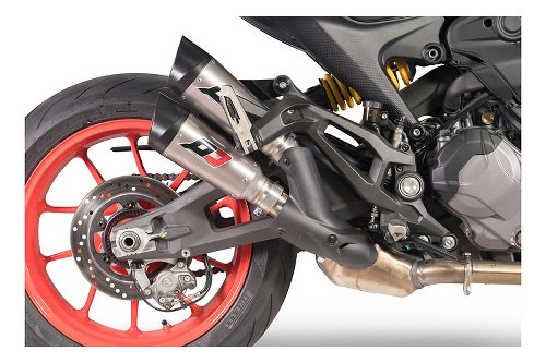 QD exhaust `twin gunshot´ series, titanium, euro 5 with