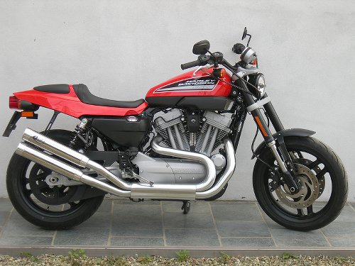 QD Auspuff Edelstahl chrom mit EG-ABE - Harley-Davidson 1200