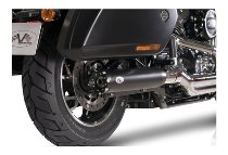 V-Performance Slip-on single Auspuff, Chrom - geeignet für HD