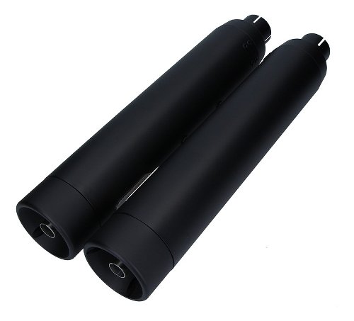 V-Performance Exhaust Twin Slip-On set, Euro 3/4, Dark -
