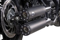 V-Performance Exhaust Twin Slip-On set, Euro 3/4, Dark -