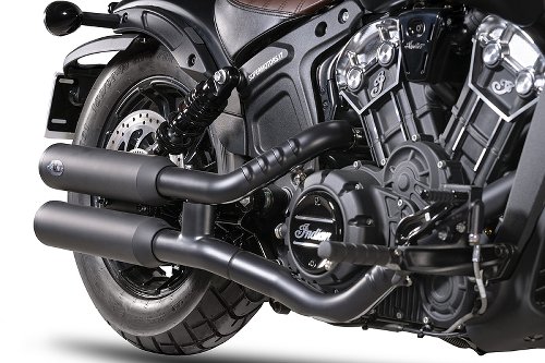 V-Performance Exhaust Twin Slip-On set, Euro 3/4, Dark -