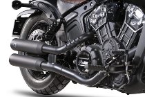 V-Performance Exhaust Twin Slip-On set, Euro 3/4, Dark -