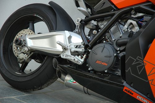 NML QD Auspuff 2-2 ´Magnum´ Serie, Edelstahl - KTM RC8 1190