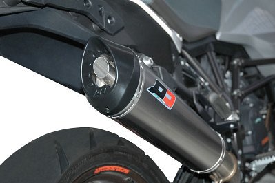 QD Auspuff Slip-On ´Magnum´ Serie, Titan mit EG-ABE - KTM