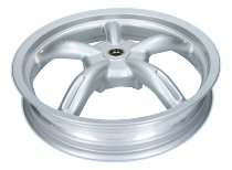 Aprilia Rear wheel rim, silver (second-hand) - 125, 200, 250