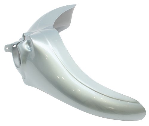 Aprilia Mudguard front, light blue - 50 Scarabeo Minarelli