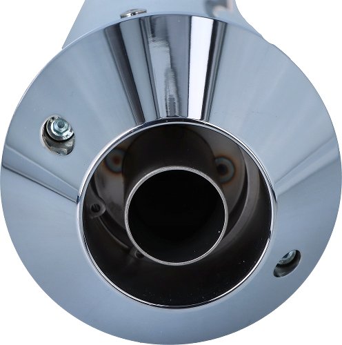 QD Auspuff ´MaXcone´ Serie Edelstahl mit verchromten