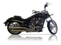 V-Performance Twin Slip-On Exhaust set, D. 80mm, Euro 3,