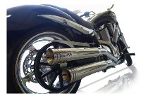 V-Performance Twin Slip-On Exhaust set, D. 80mm, Euro 3,