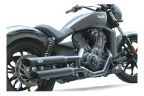 V-Performance Twin slash / cut  Auspuffset, D=80mm, Euro 4,