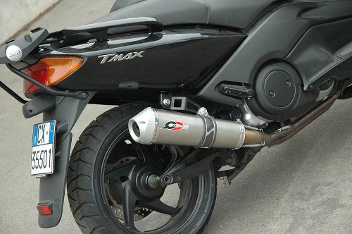 QD Exhaust scarico completo ´Tri-Cone´ 2 in 1 , titanio