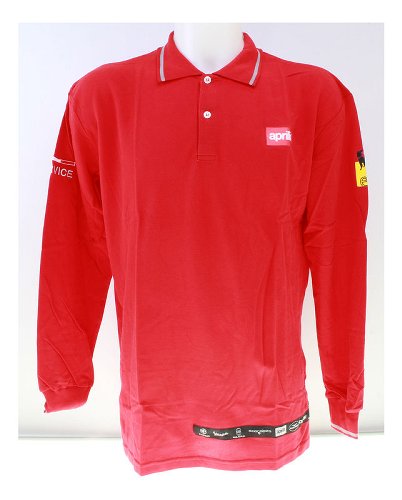 Aprilia Polo sweatshirt service, men, red, size: L NML