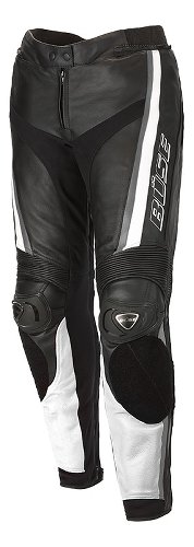 Büse Mille Lederhose Damen schwarz/weiß 42