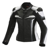 Büse Mille leather jacket ladies black/white short 19