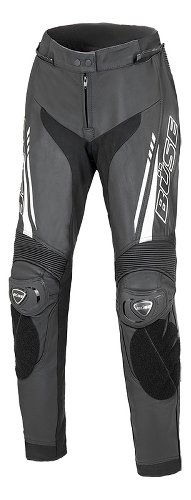 Büse Imola Lederhose Damen schwarz/weiß 40